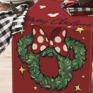 Mickey style Xmas table runner